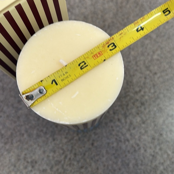 Candle Hay Yellow Brown Light Blue & Army Medium - Picture 7 of 7